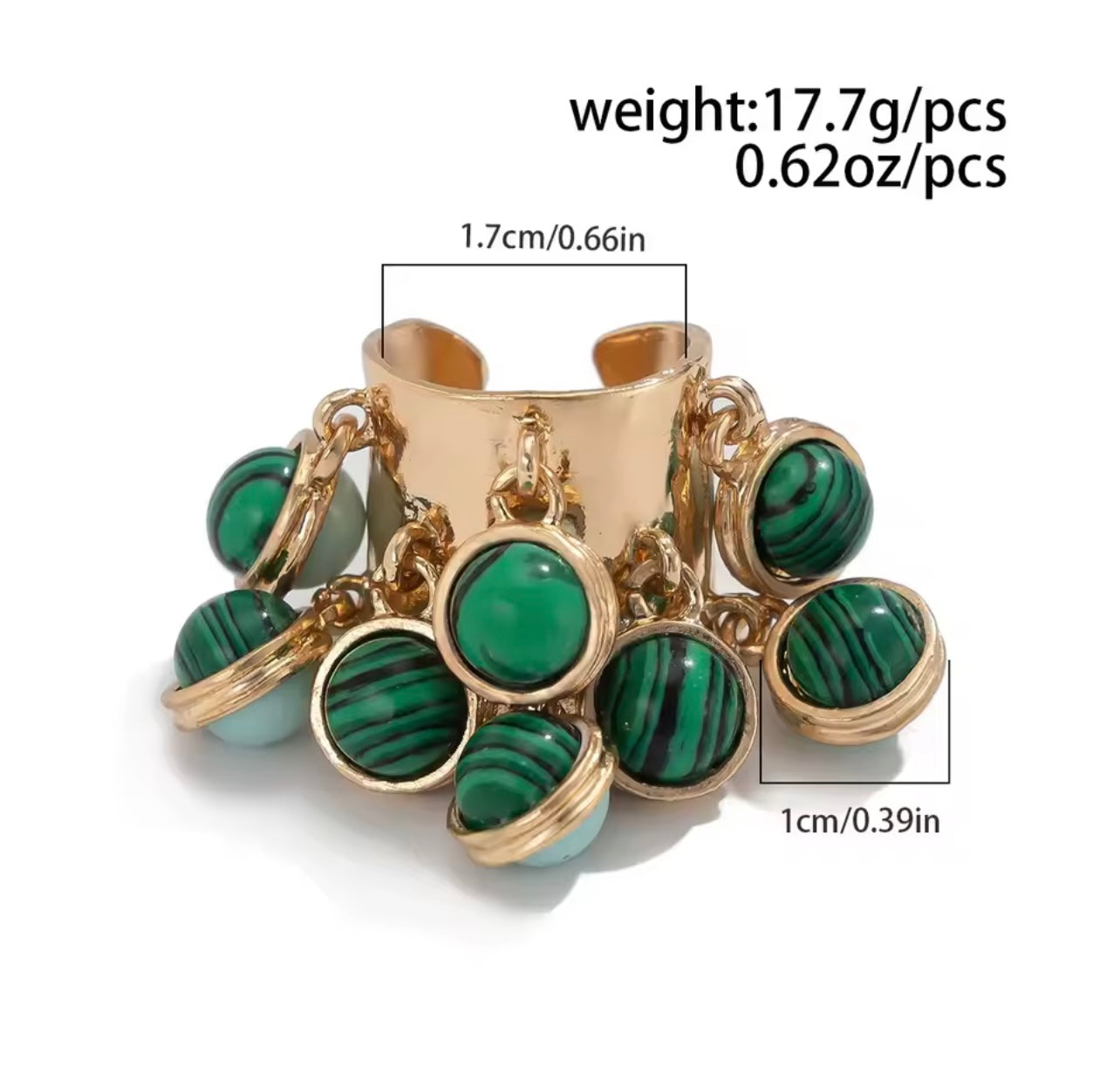 Bague ‘Malachite’