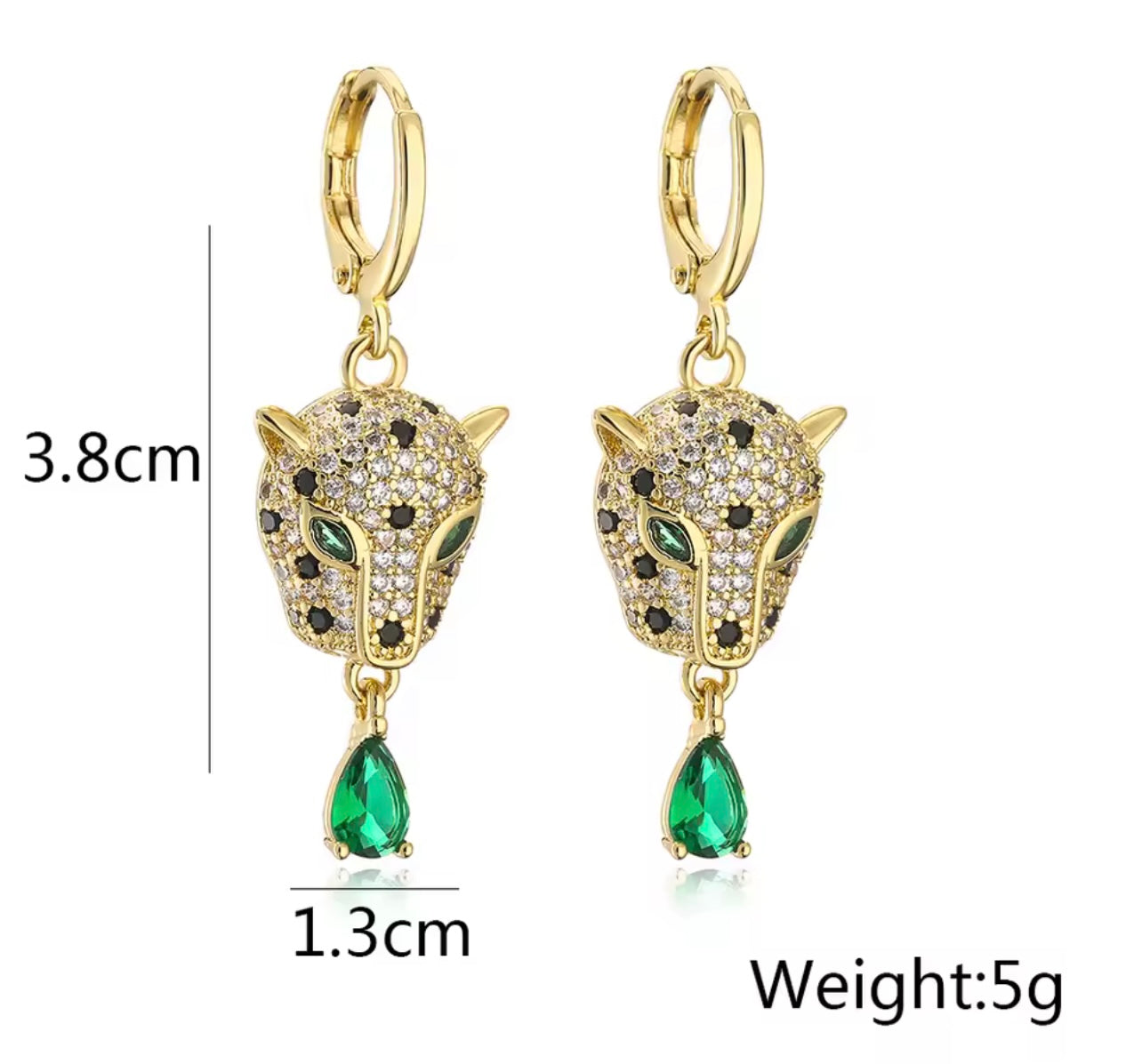 Boucles d’oreilles ‘Pantera’