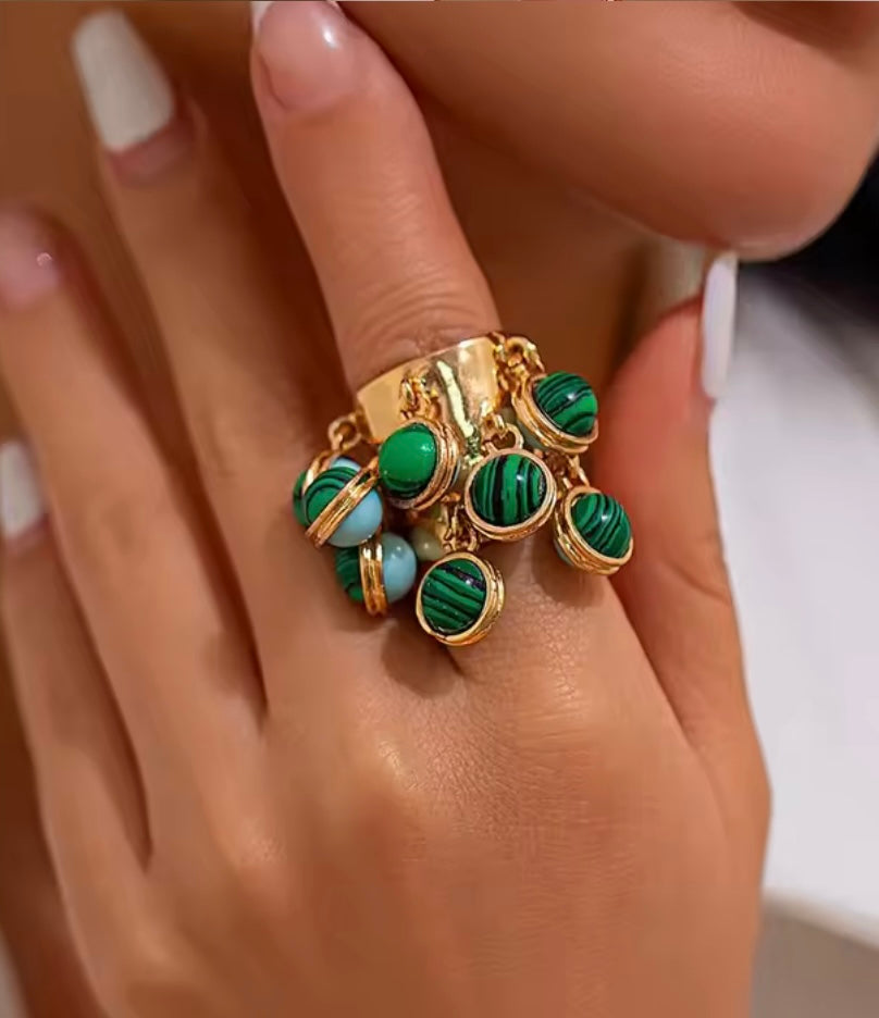 Bague ‘Malachite’