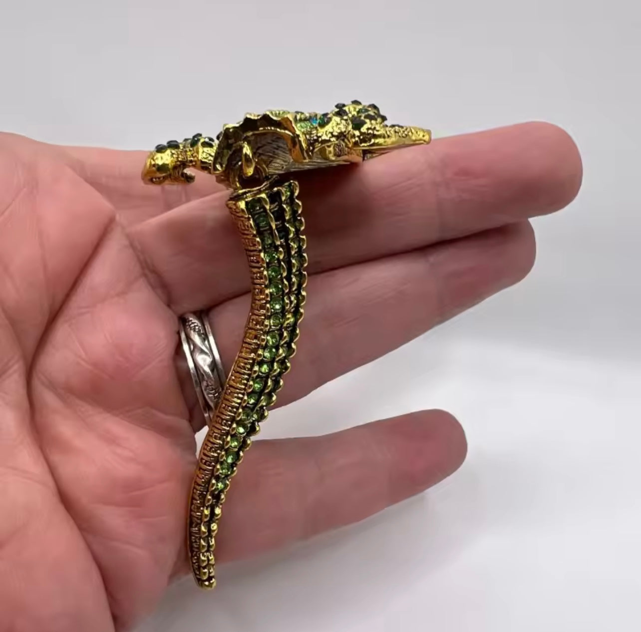 Broche/Pendentif ‘Croco’