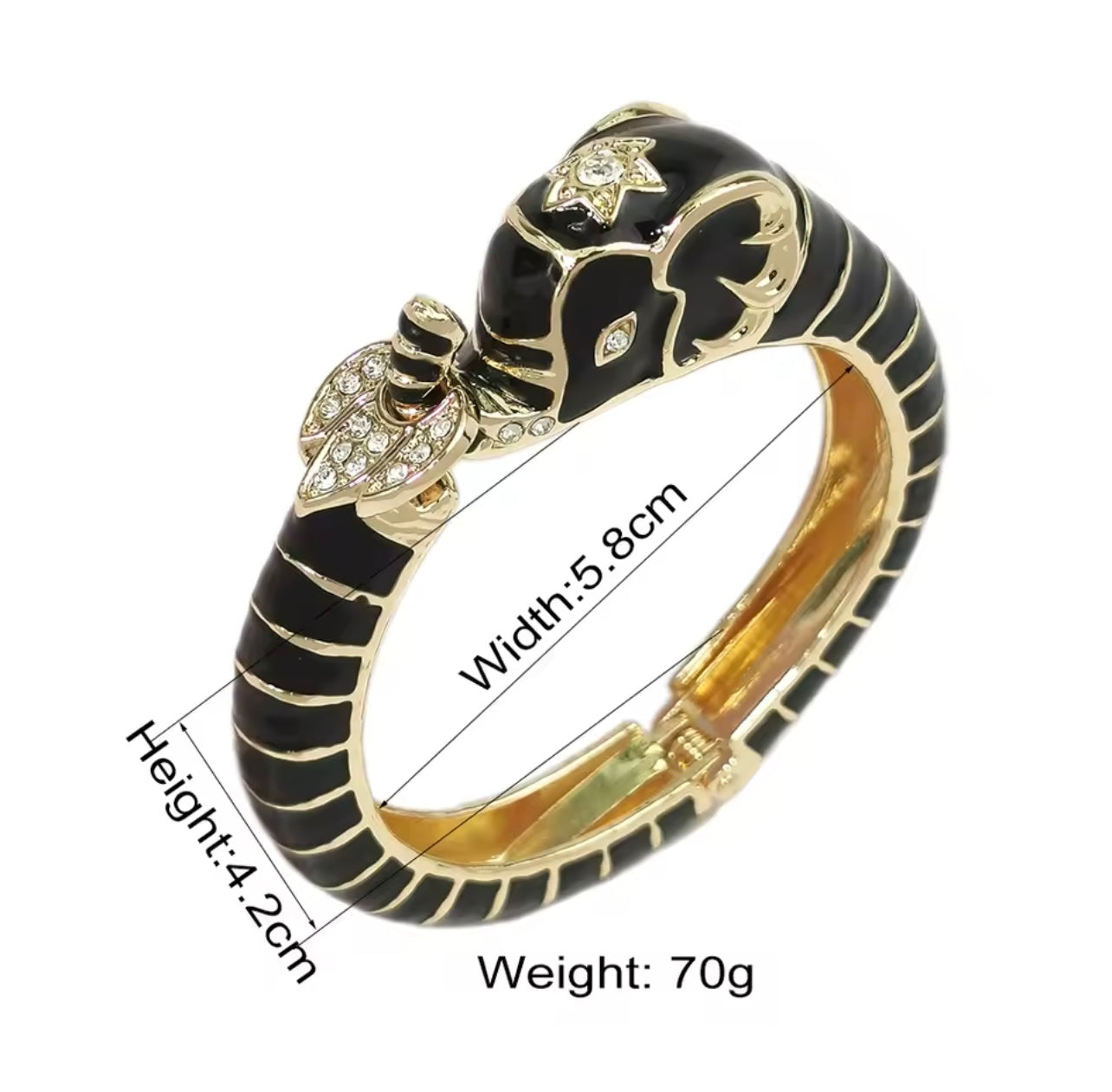 Bracelet ‘Jaipur’ Noir