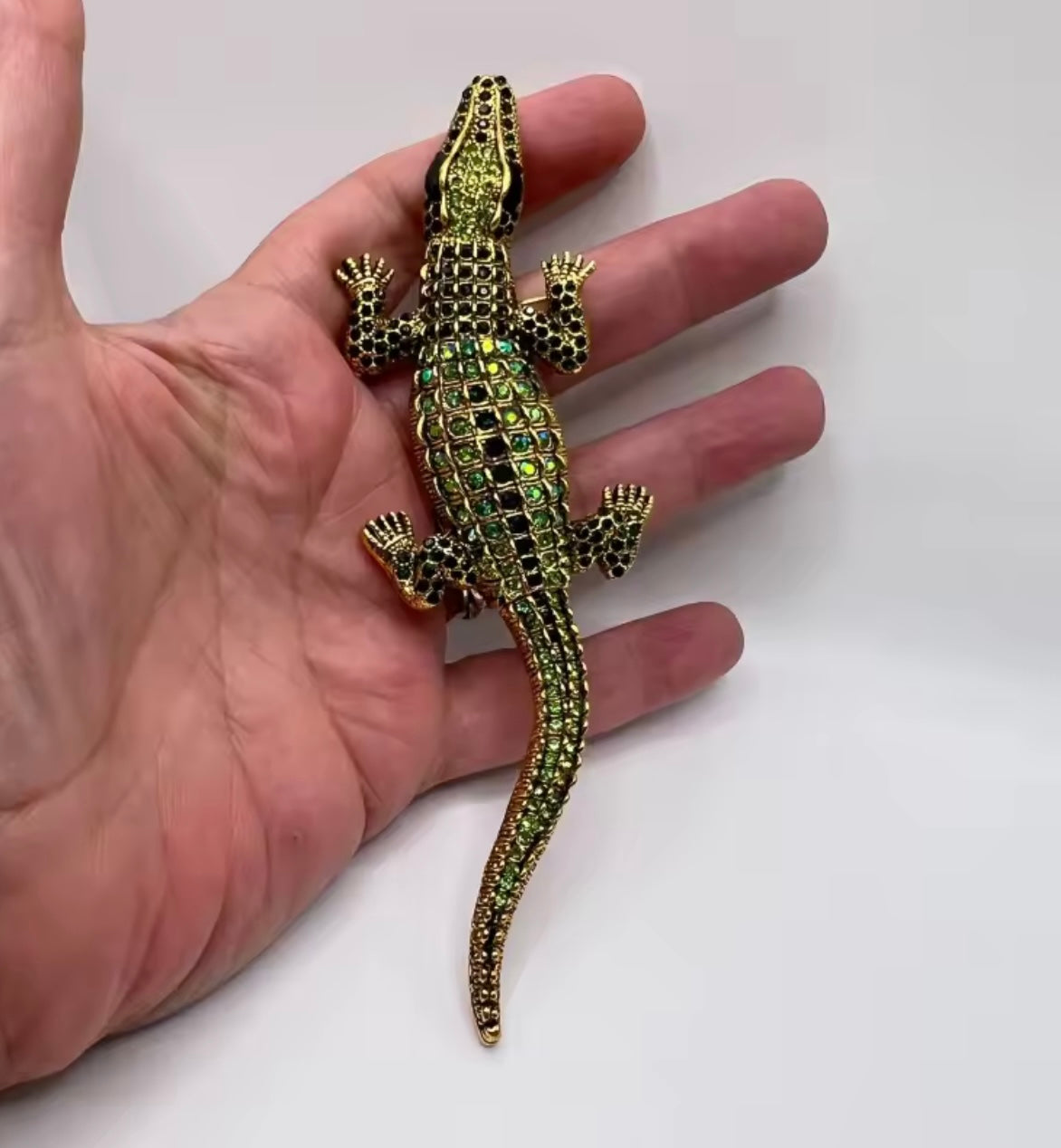 Broche/Pendentif ‘Croco’